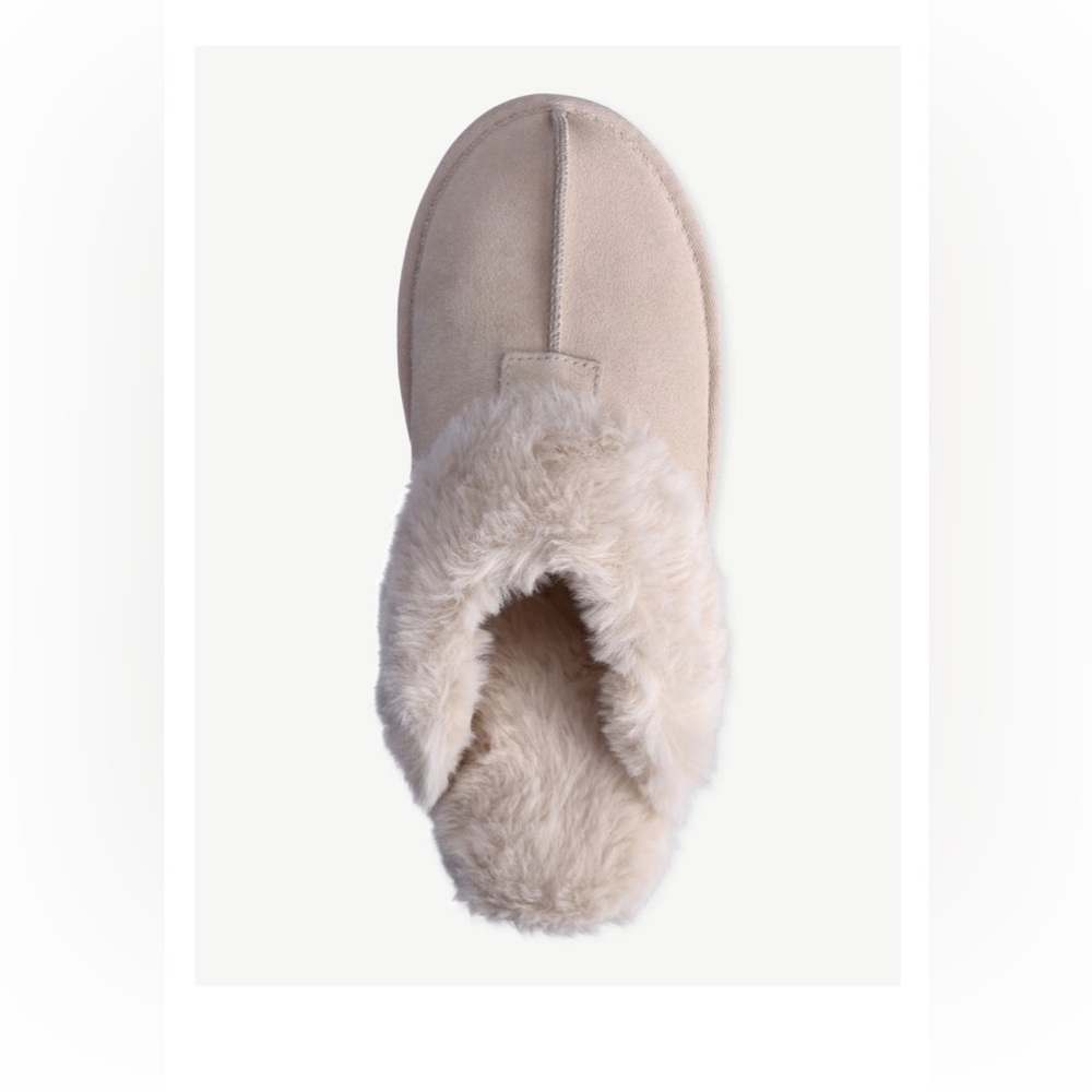 Women’s Joyspun Plush Beige Women's Slippers